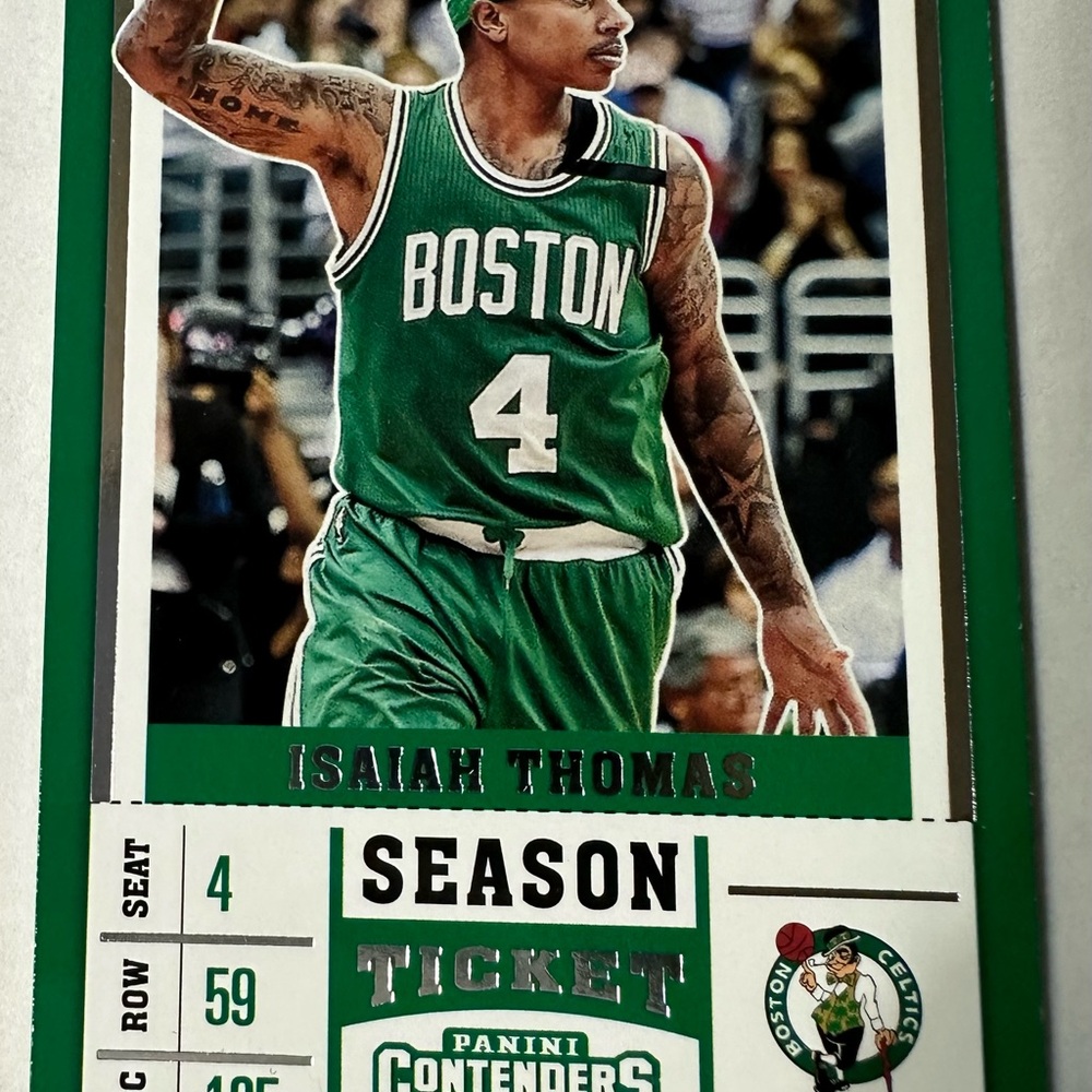 Panini Boston Celtics - Isaiah Thomas #4. 2017 Draft Pick